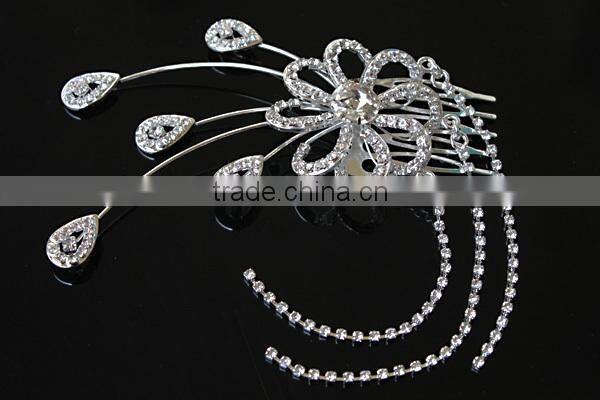 H172-191 2015 Fashion Jewelry Cheap Wedding Magic Hair Combs