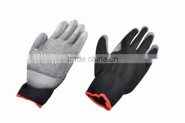 Pvc dot pu gloves