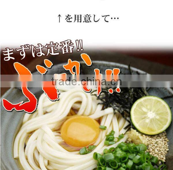 Healthy fast food udon noodle at reasonable prices made in japan