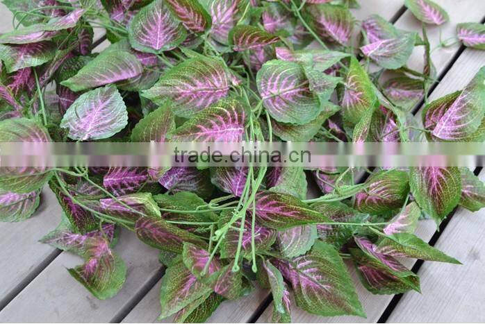 Artificial purple leaves garland NK69