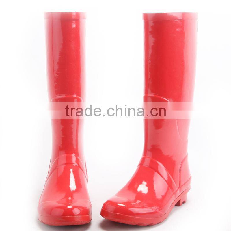 knee rubber rain boots for woman