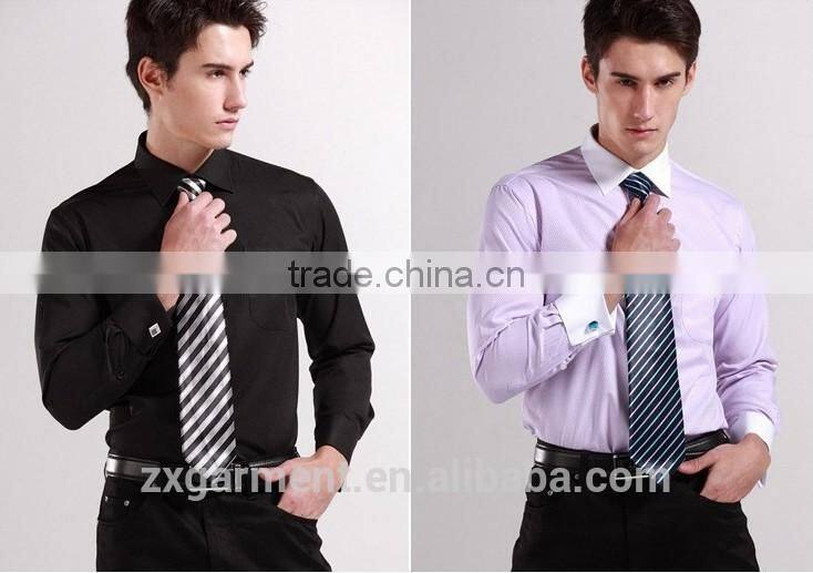 New style Mens Slim fit Long Sleeve Dress Shirts