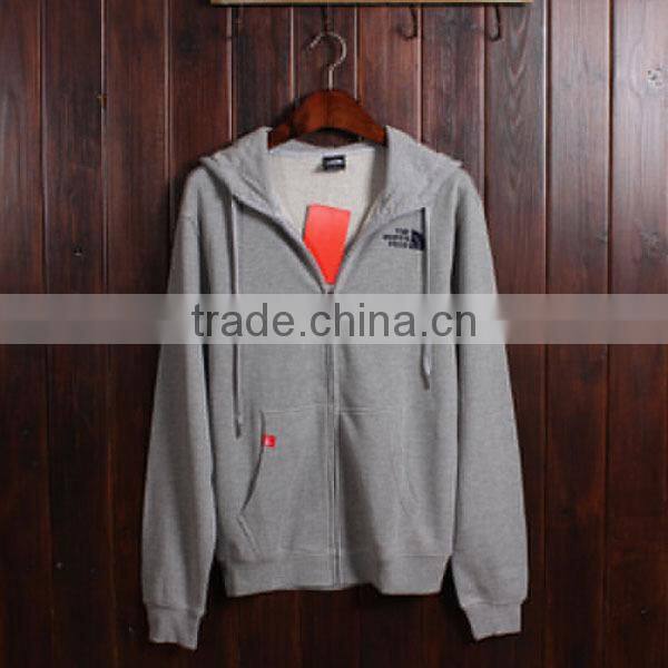 hip hop plain slim fit sports hoodies