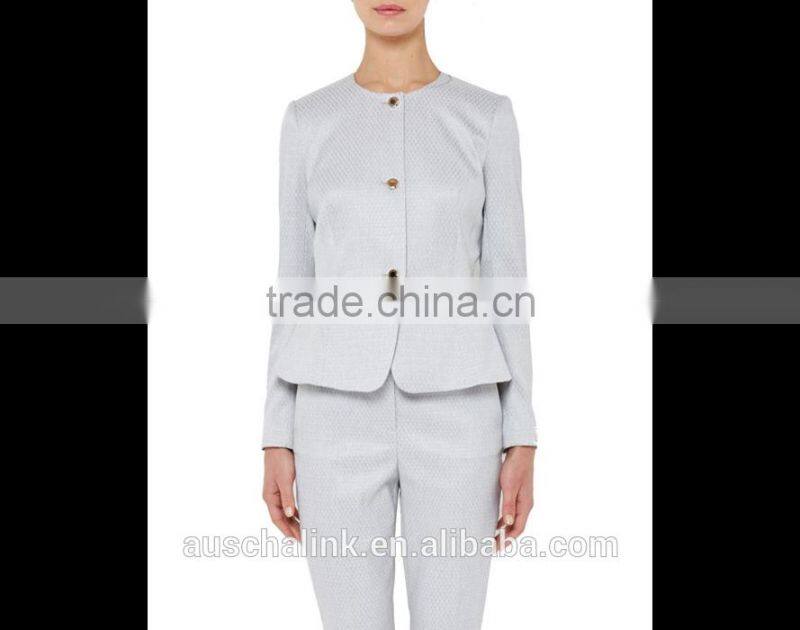2016 Autumn ladies trendy suit deisign jackets wholesale
