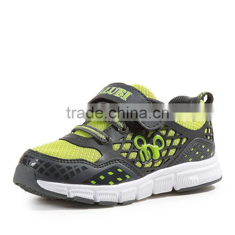 children pu + mesh shoes sport brand name, children sports shoes walking, school trainning shoe for kids
