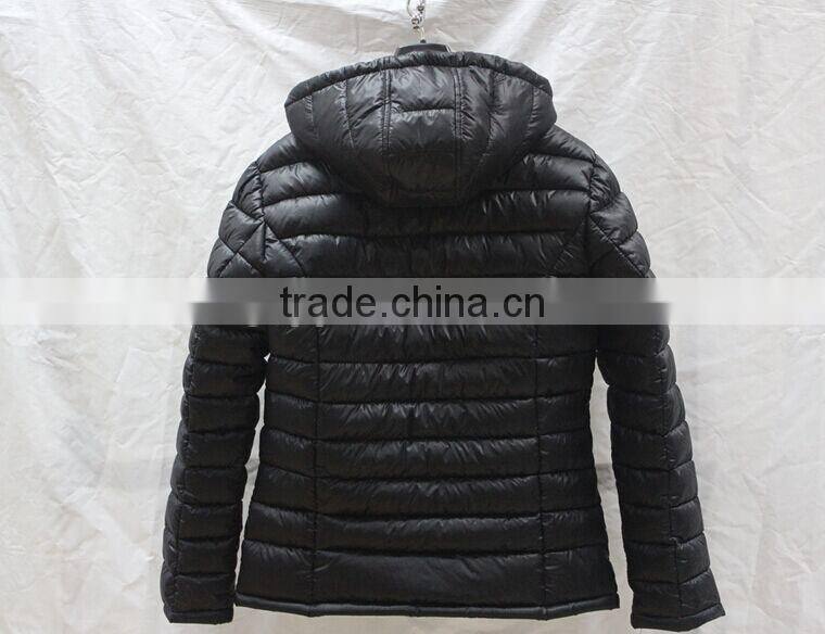 Hot sale winter coat women padded jacket zip up