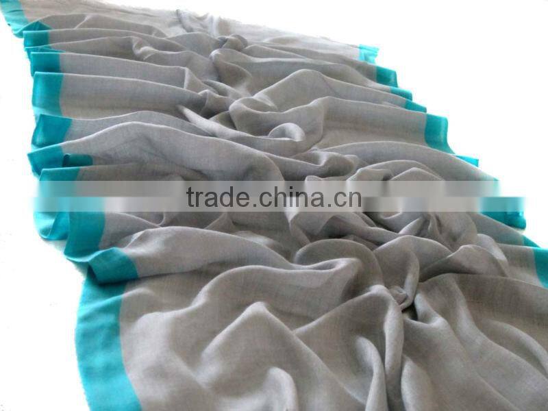 Printed Red Silk Scarf