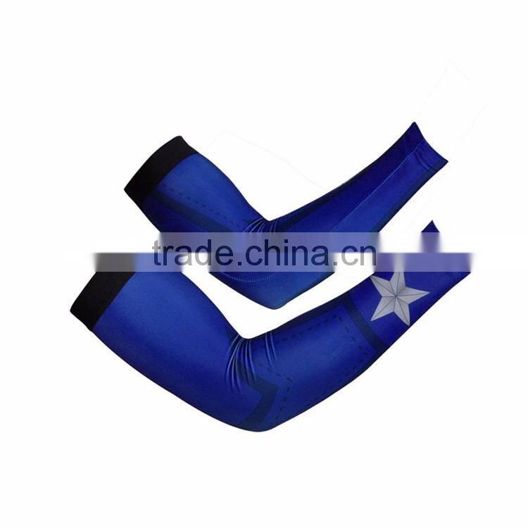 China manufacturer Custom design heat transfer sublimation compression arm sleeve no minimum