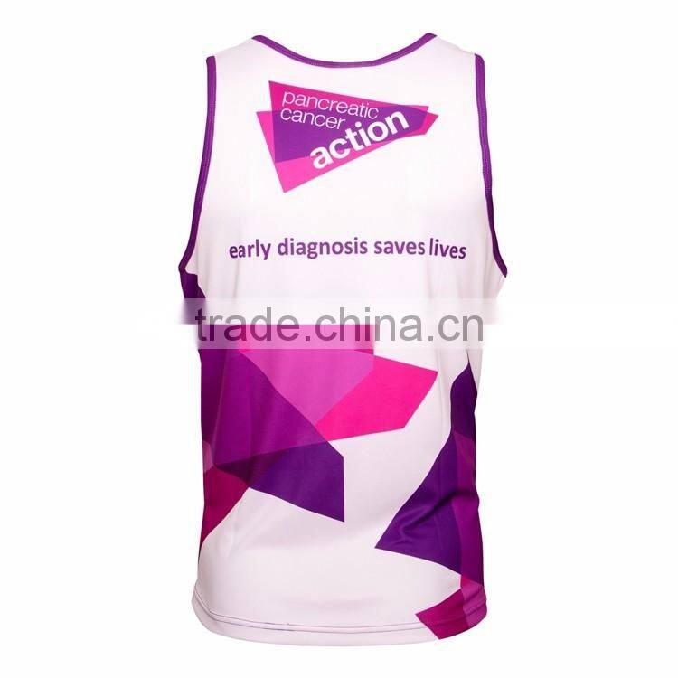 Women Sports Singlets Running Yoga Fitness Padded Stretch Gym Slim Tank Top