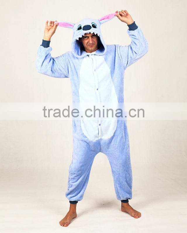 Animal Hooded Fleece Onesie Unisex Adult Nighty Sexy Sleepwear