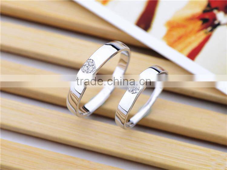 Gift handmade 925 silver couple ring