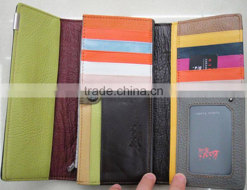 Fashion new hot croco cowhide Genuine leather women wallet