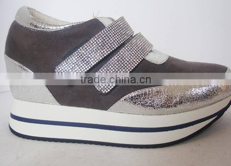 Customized best price thick PU insole women running shoes factory china