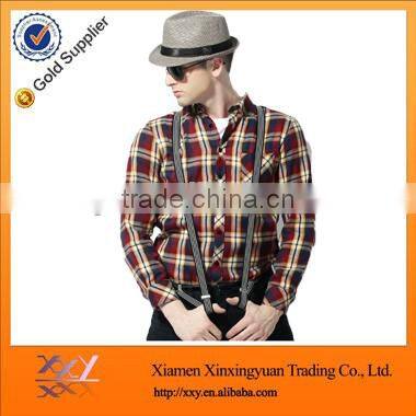2015 new style wholesale mens plaid flannel shirts