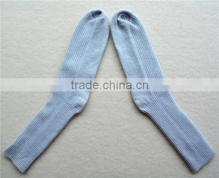 Alibaba China wholesale mens long cashmere flat and rib knit socks