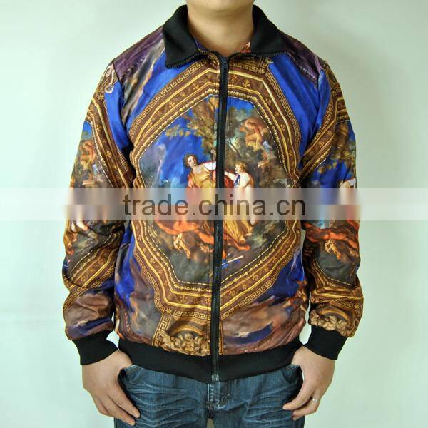 Wholesale price full body sublimation zip up jacket