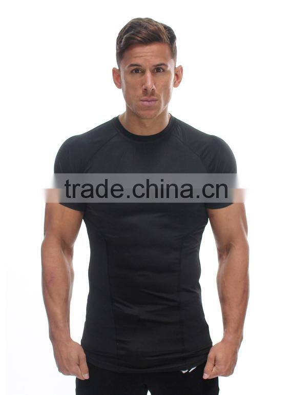 muscle tee shirts stretch cotton t shirt plain blank t-shirt