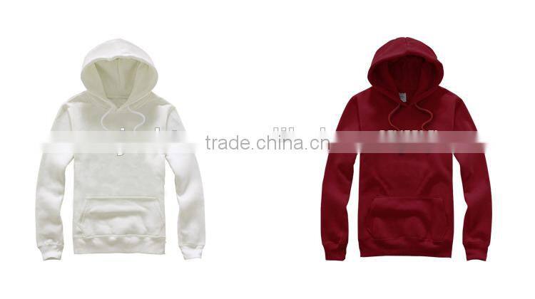 custom 100% polyester printing pullover hoodie with own logo