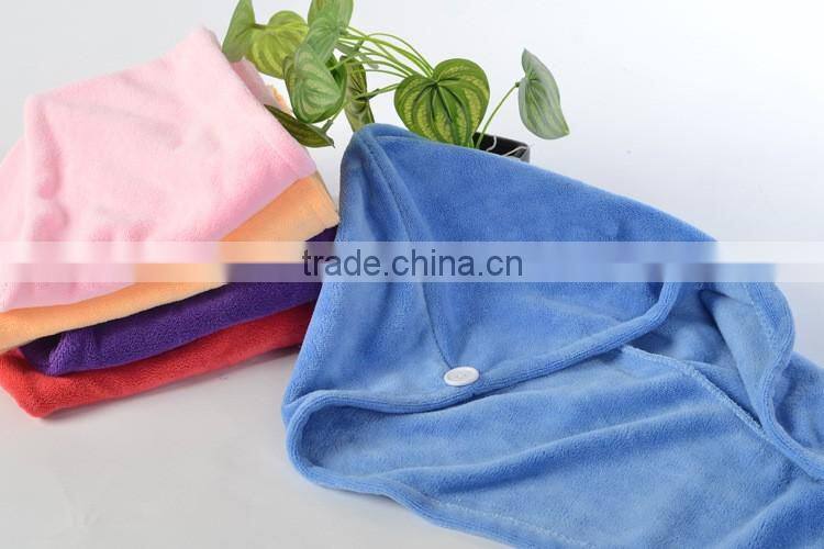 Super absorbent microfiber hair shaft grinding hair towel Thickening of dry hair shower cap