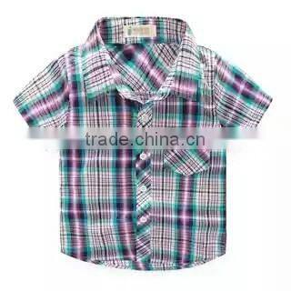 2016 baby clothes cheap custom wholesale china plaid fashion thicken clothing winter boys short sleeve polo t-shirt