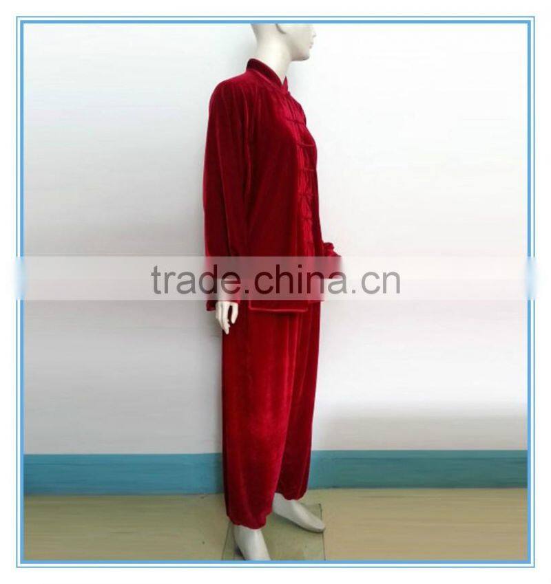 Factory price wholesale OEM unisex winter warmth tai chi Kongfu uniform suit art uniform Chinese Kongfu uniform