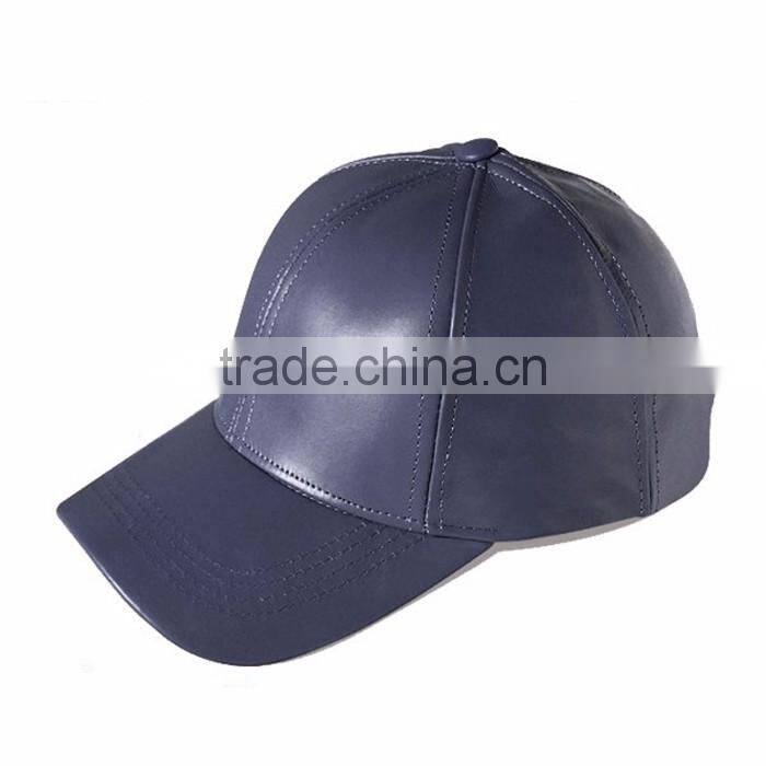 Blank black leather fashion western designs baseball caps