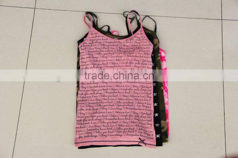 Latest Design Seamless Hot Girls Sexy Tank Top