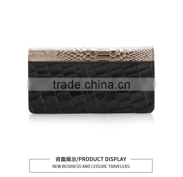 Top Sale Genuine Leather Women Wallets Lady Purse Long Wallet Credit Card Holder