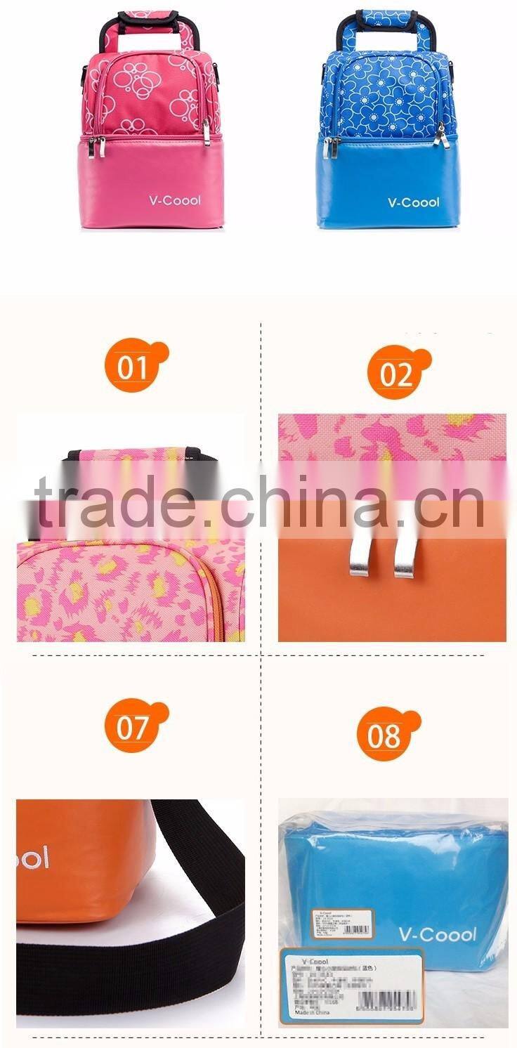 bottle cooler bag/cooler bag manufacturer/breast milk cooler bag