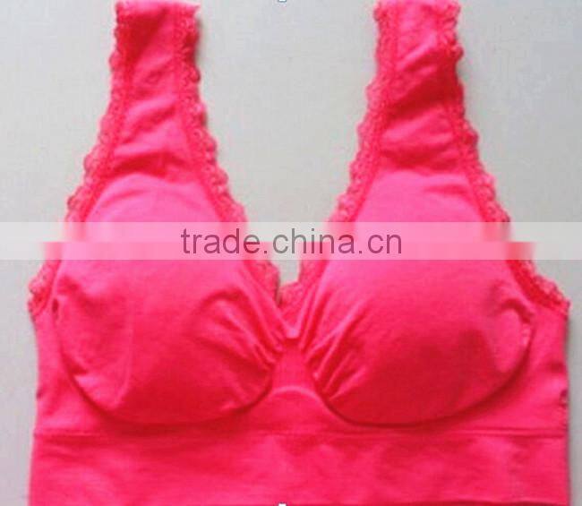 Newest design sexy women seamless sport bra photos from China