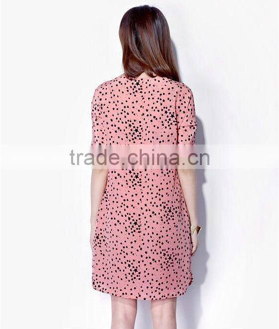 Latest Comning Deisgn Stars Printing Dresses