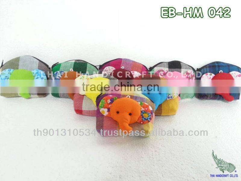 Mini Thai Handmade Coin Elephant Wallet Money bag Small bag
