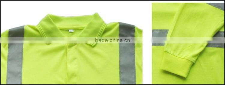 Reflective modacrylic fireproof workwear retardant polo flame shirt