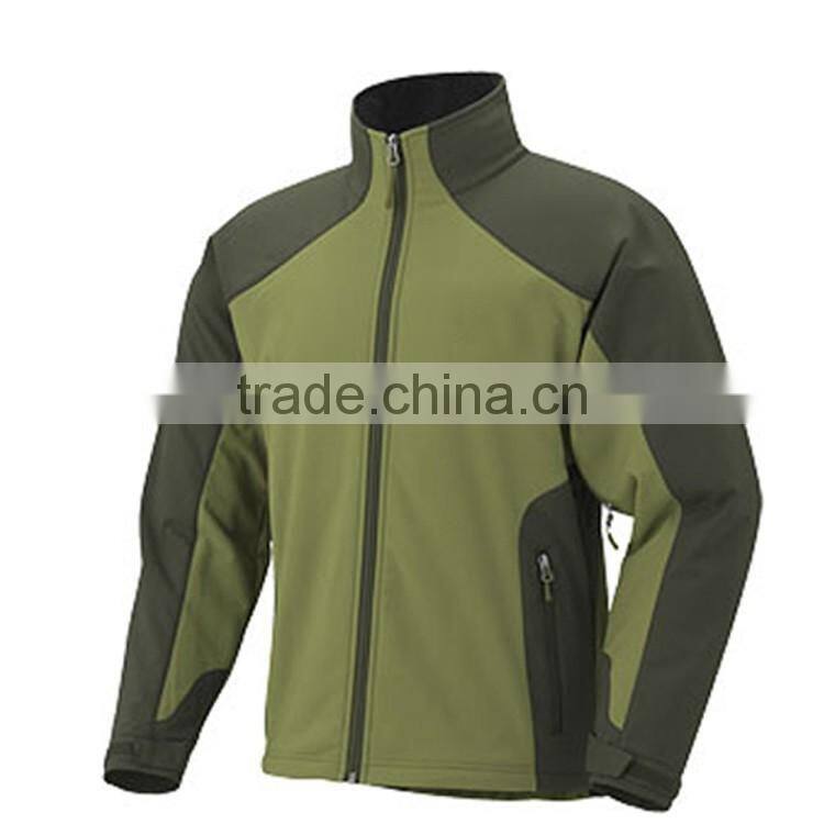 Custom waterproof wear 3 layer softshell mens jacket