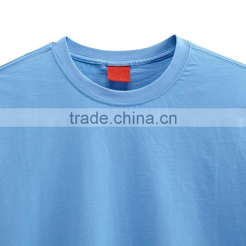 short sleeves round collar basic t-shirt for men