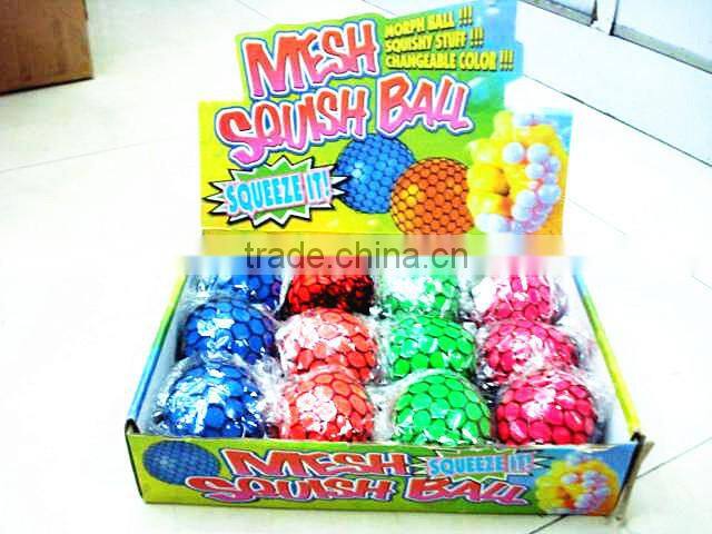 6cm soft Squishy mesh ball Fidget Toys