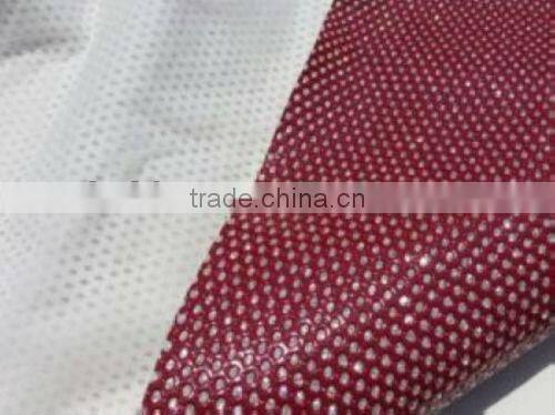 Chinese punching glitter fabric for phone case decoration