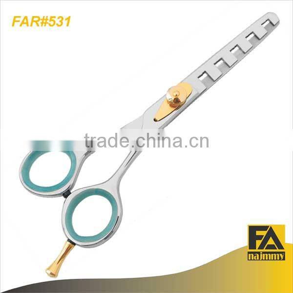 Salon scissors (Thinning) made of stainless steel