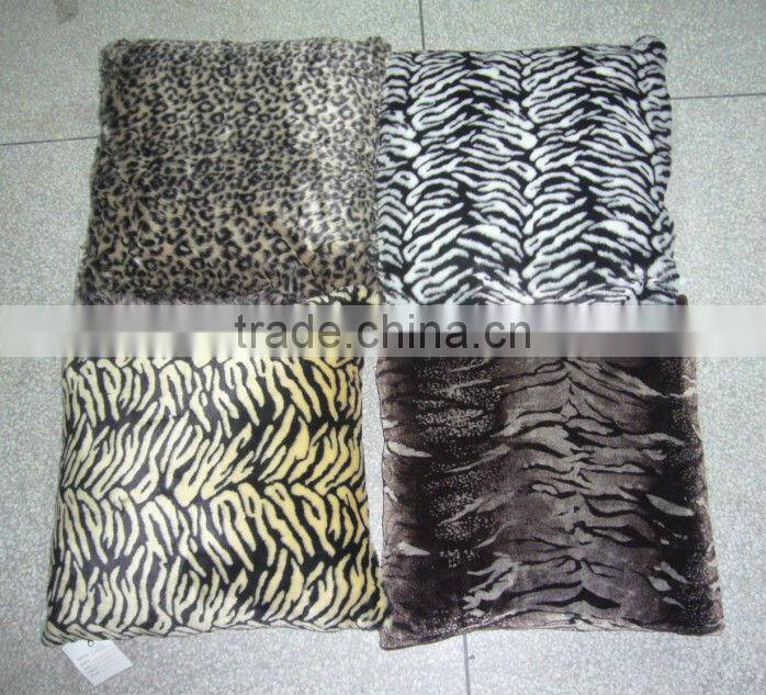 mink faux fur pillow