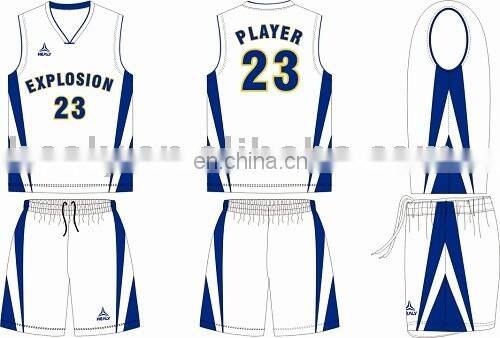 Sublimation Printing Youth Adult Name and Number Men's Basketball Uniform