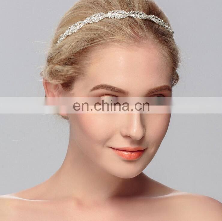 Hot Sale Diamond Crown Wedding Headdress Bridal Hair Accessories