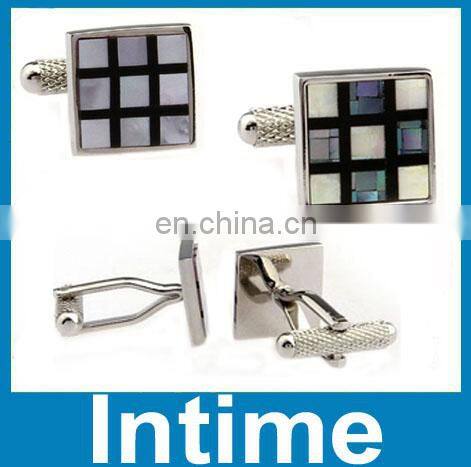 fashion mother of pearl cufflink men's jewelry cuff