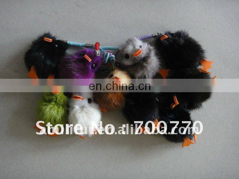 Keyring Mink Accessory Key Chains Mink Duck 100% Handcrafted New Hot In 2011/2012