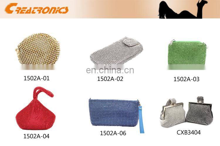 CR Mix Colors Vintage Women Girl Kid Baby Storage Cute Flower Floral Coin Round Zipper Bag Bule Change Wallet Purse