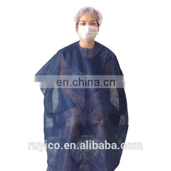 Disposable Plastic Barber Cape / PE Haircut Apron