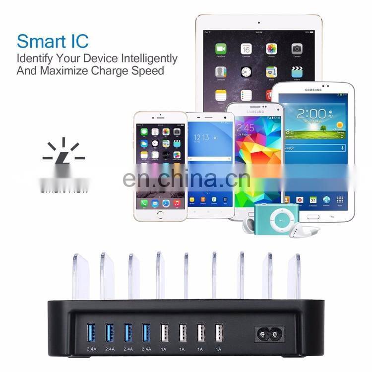 2017 Amazon hotselling new style 8 ports usb charging station