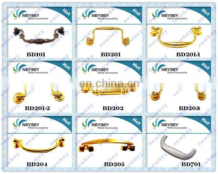 Decorative case latches and hardware handles BL707 and BD203