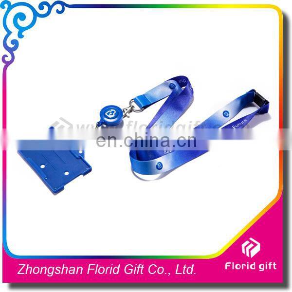 New design silk printing custom polyester global lanyars