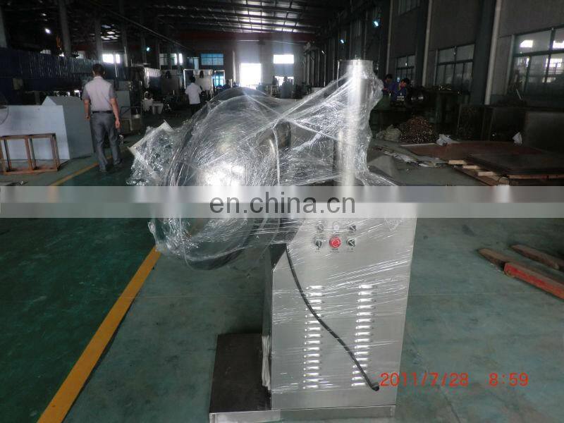 Good quality stainless steel small chocolate coating machine