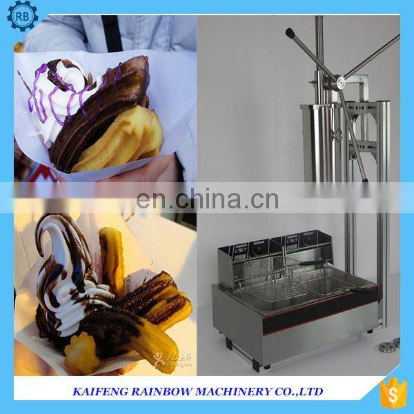 Automatic Spanish sweet donut churro filler machine